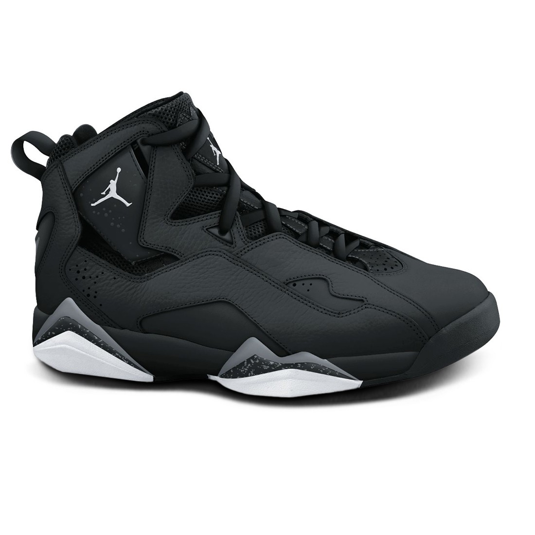 Jordan Men True Flight black white black cool grey