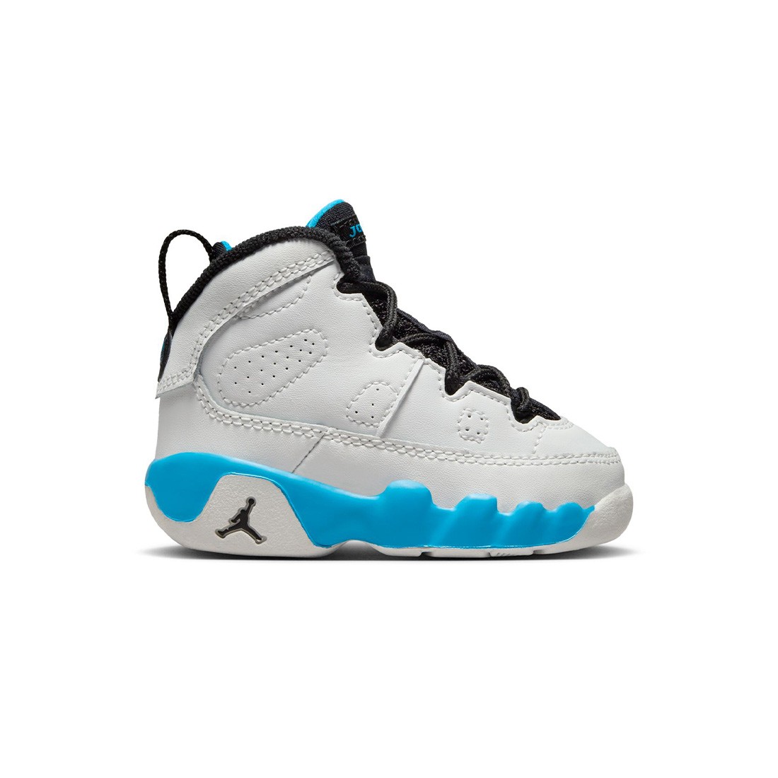 Jordan 9 Retro Toddlers (summit white / black-dk powder blue)