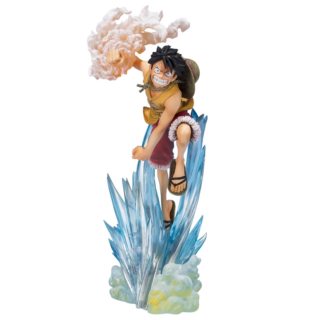 Bandai Figuarts Zero One Piece Brother's Bond Monkey D Luffy Figure (yellow)