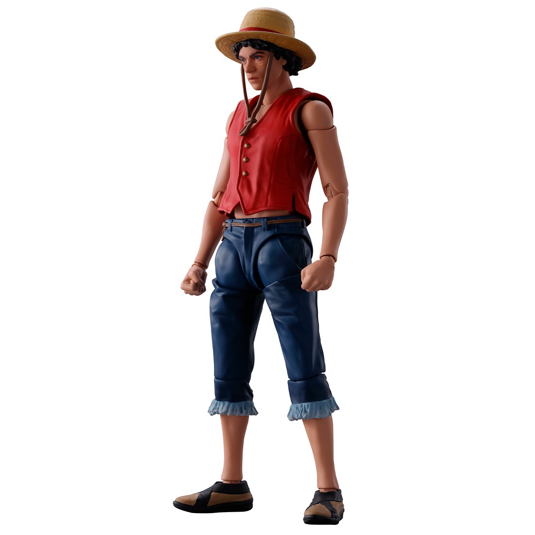 preorder bandai s.h.figuarts a netflix series one piece monkey d.luffy  figure red