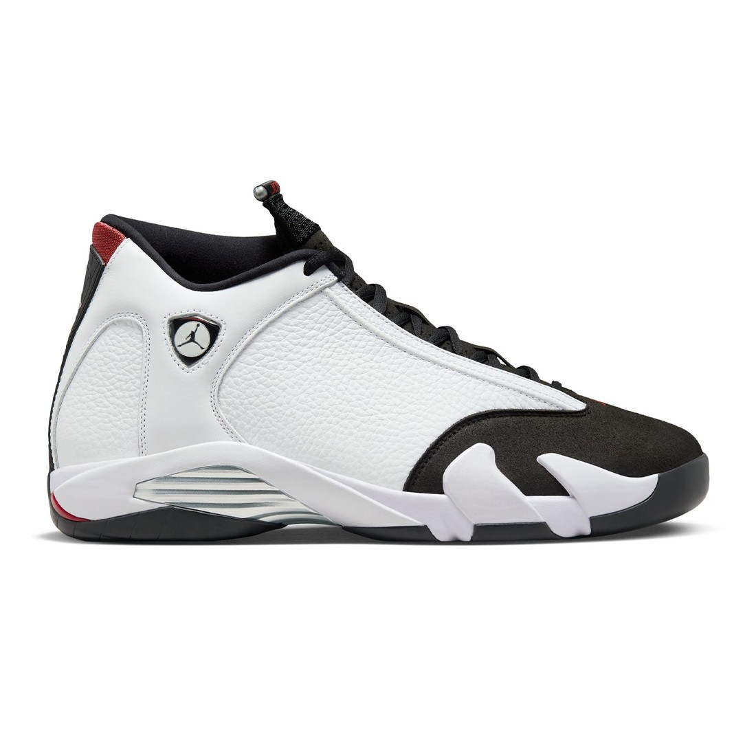 jordan men air jordan 14 retro white varsity red black metallic silver