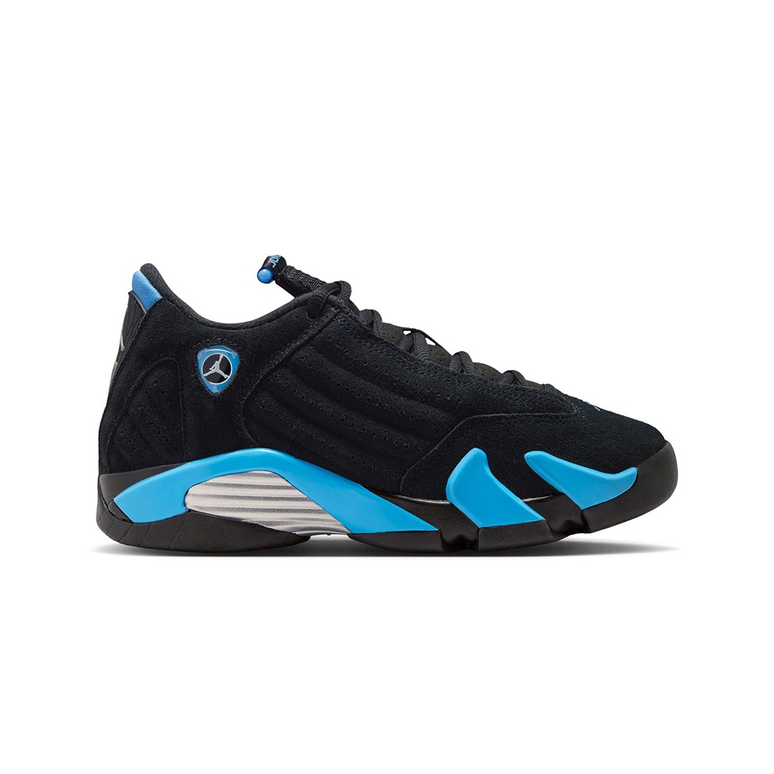 Air Jordan 14 Retro Big Kids (black / white-university blue)