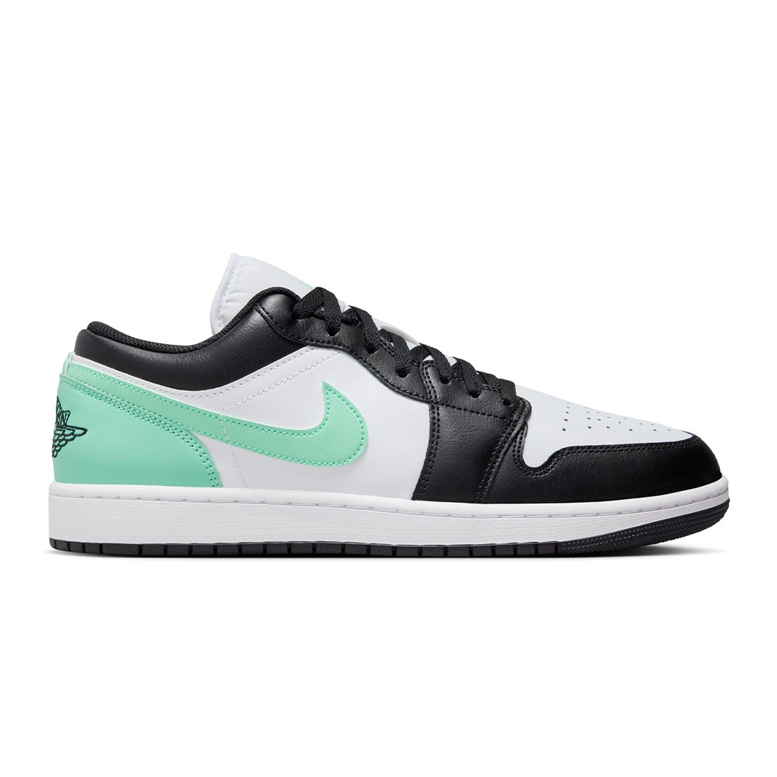 Air jordan air 1 Low Men (white / black-green glow)