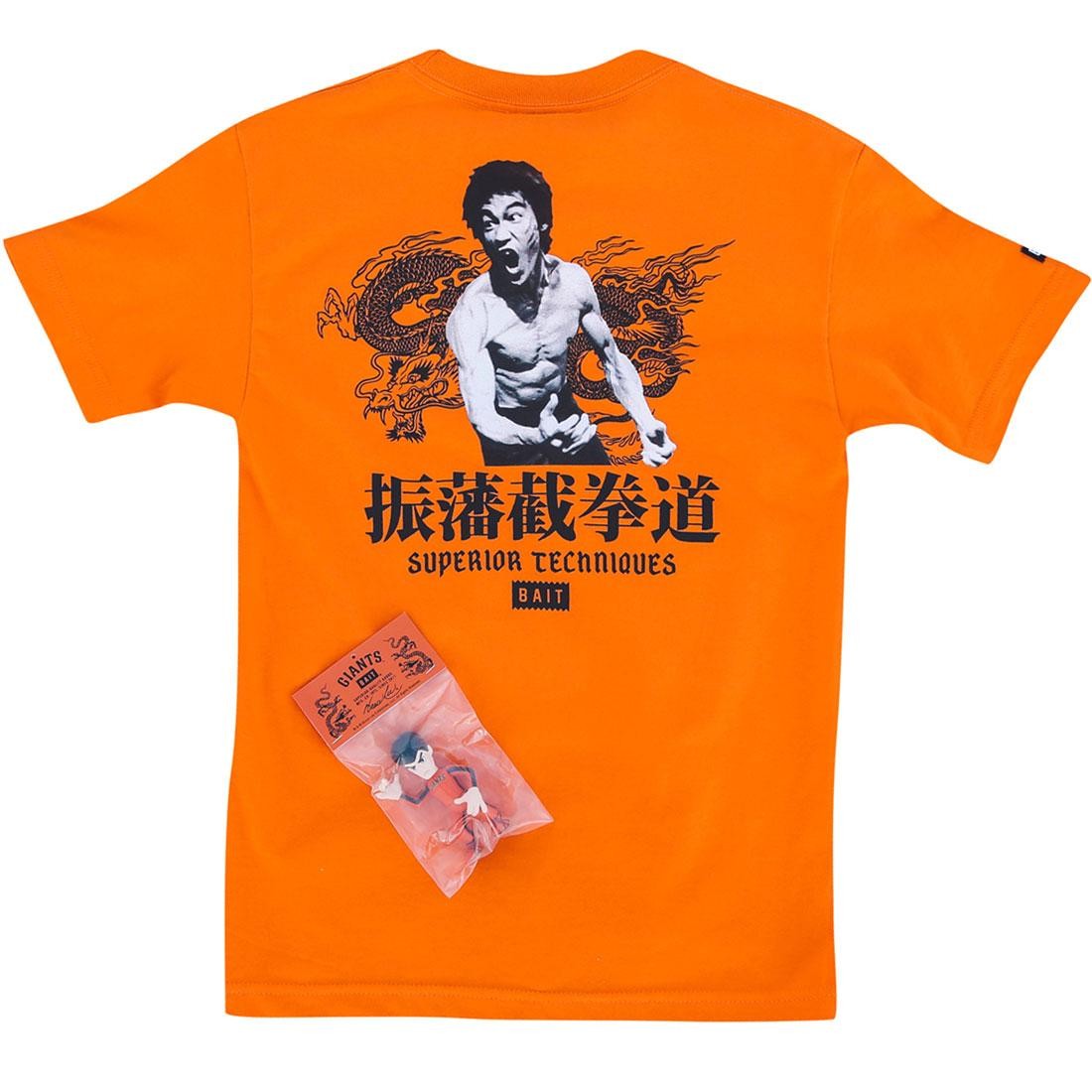 BAIT x San Francisco Giants x Bruce Lee Bundle - Superior Techniques Tee (orange / black)