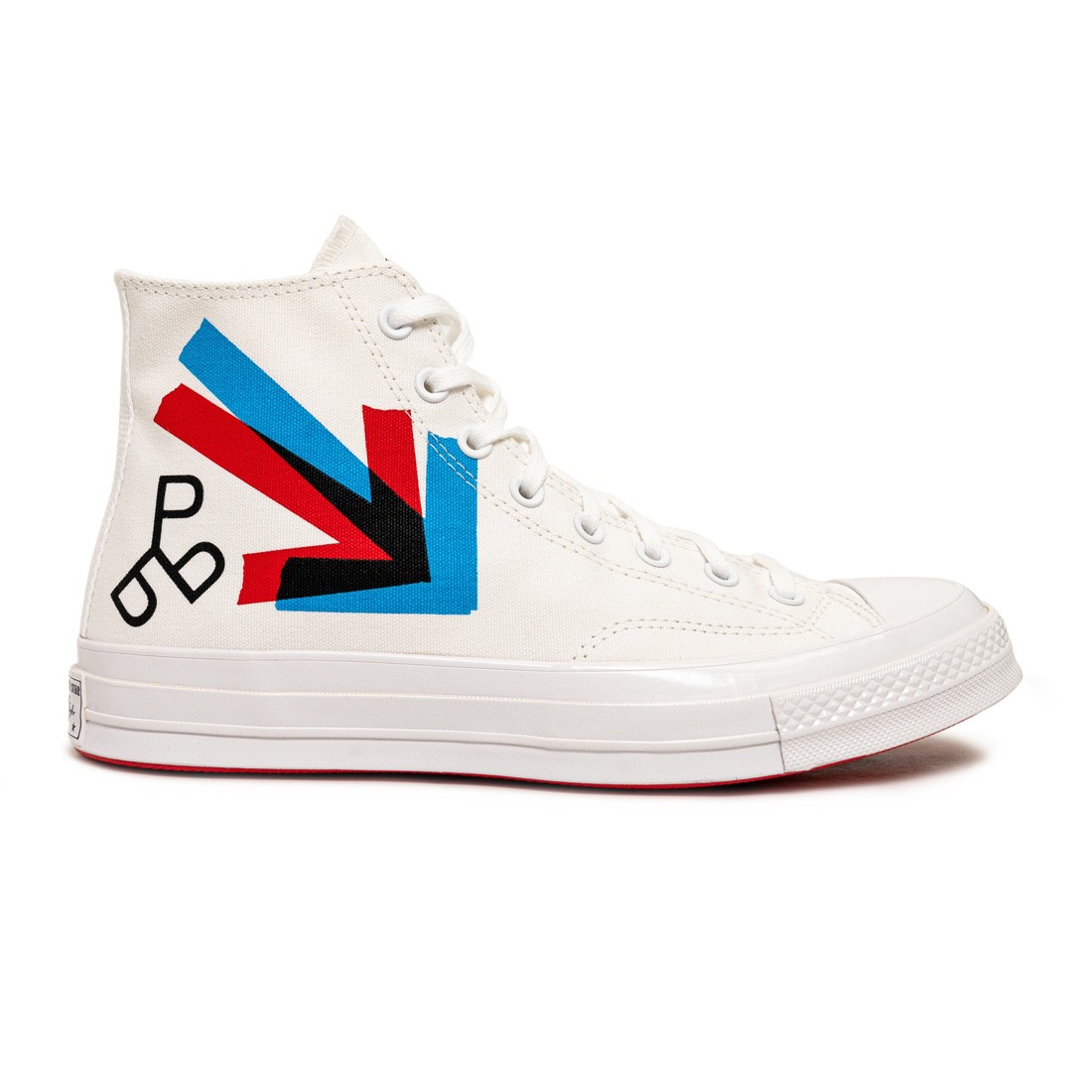 Red blue cheap and white converse