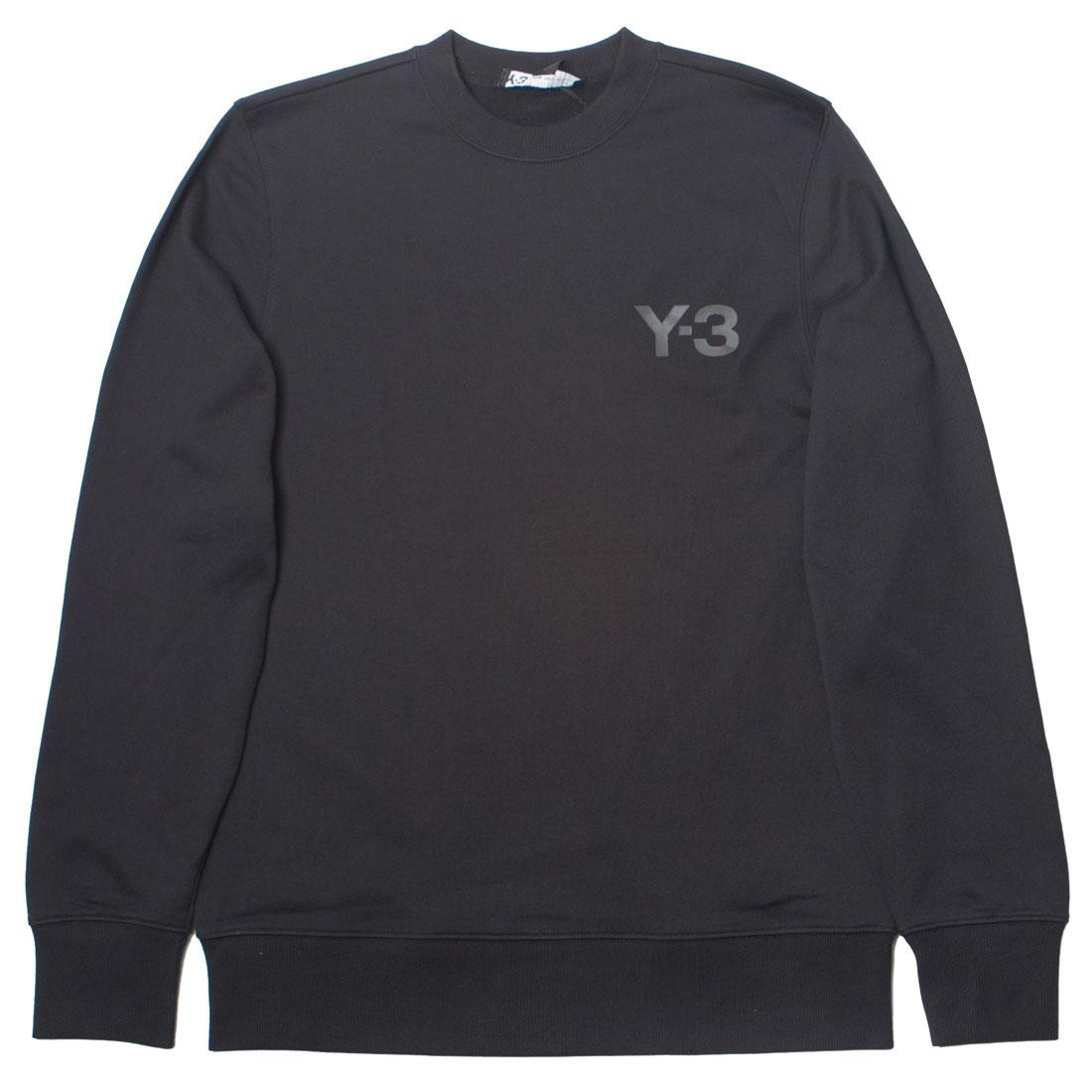 Adidas Y-3 Men Classic Logo Front Crew Sweater (black)