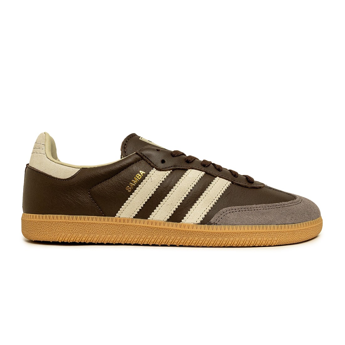 Adidas Men Samba Og (brown / putty green / gold matt)