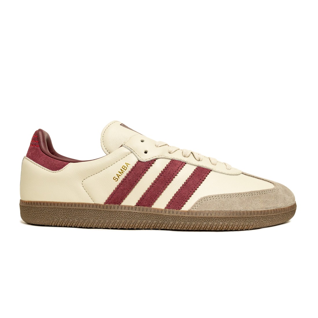 Adidas Men Samba Og (gray / putty green / maroon / gold matt)