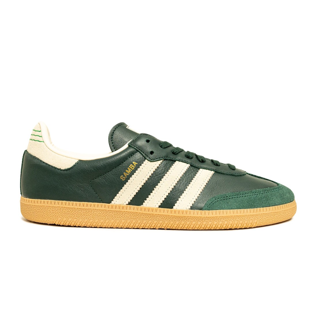 Adidas Men Samba Og (green / shagreen / cream white / gold matt)