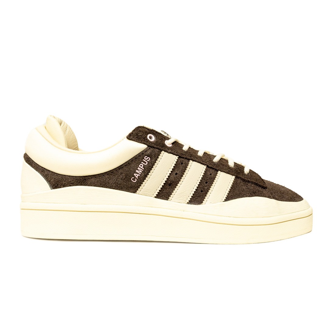 Adidas x Bad Bunny Men Campus (dark brown / chrome white / cream white)