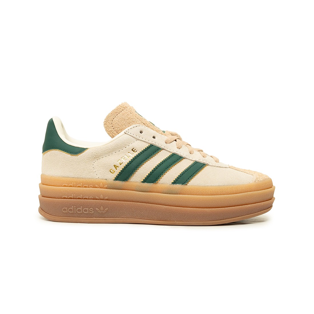 Adidas Women Gazelle Bold W white collegiate green magic beige