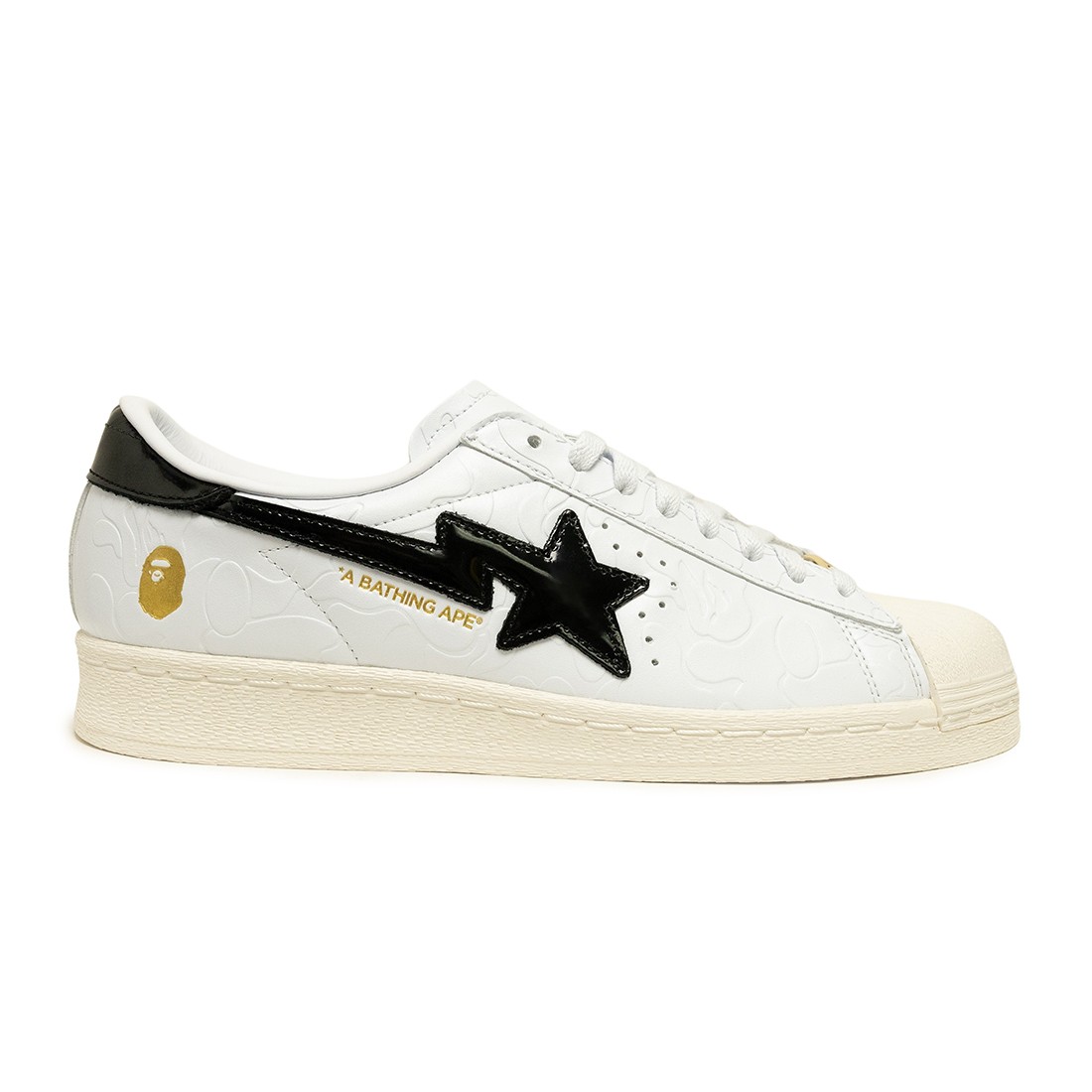 Adidas x Bape Unisex Superstar V (footwear white / black / off white)