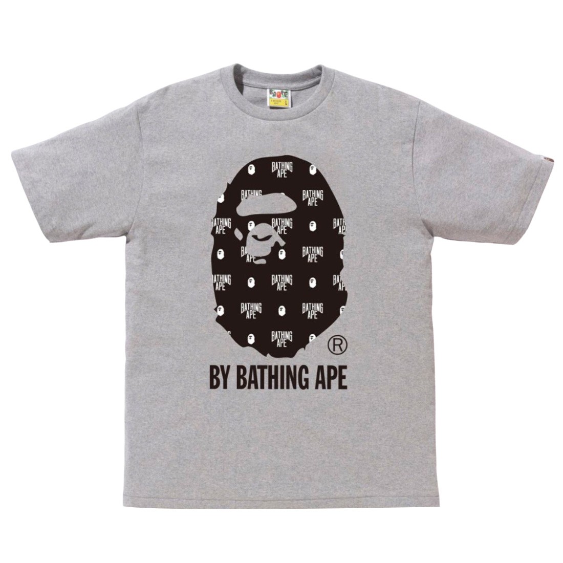 A Bathing Ape Men Monogram By Bathing Tee (gray)