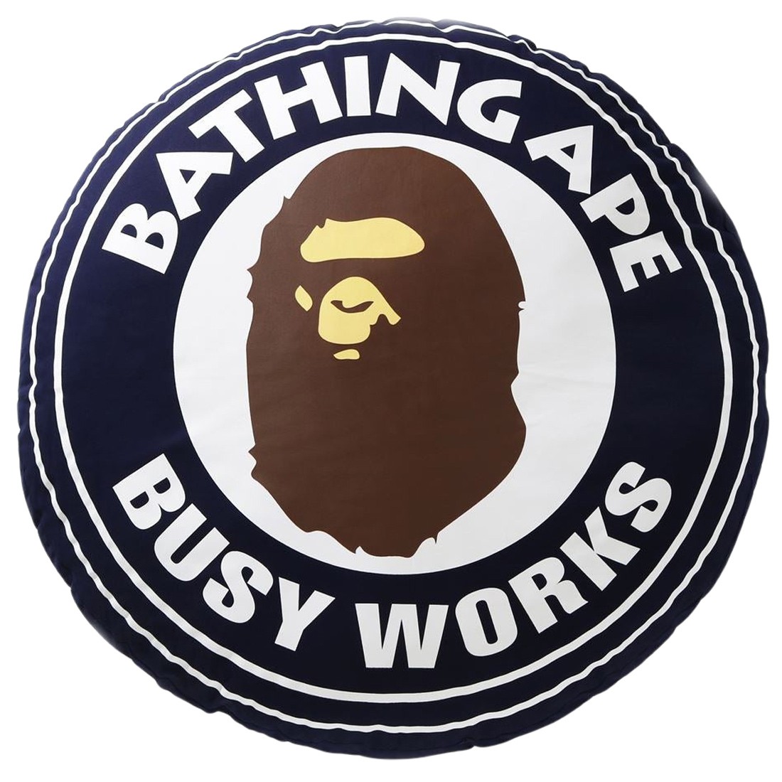 A Bathing Ape Big Bws Circle Cushion (navy)