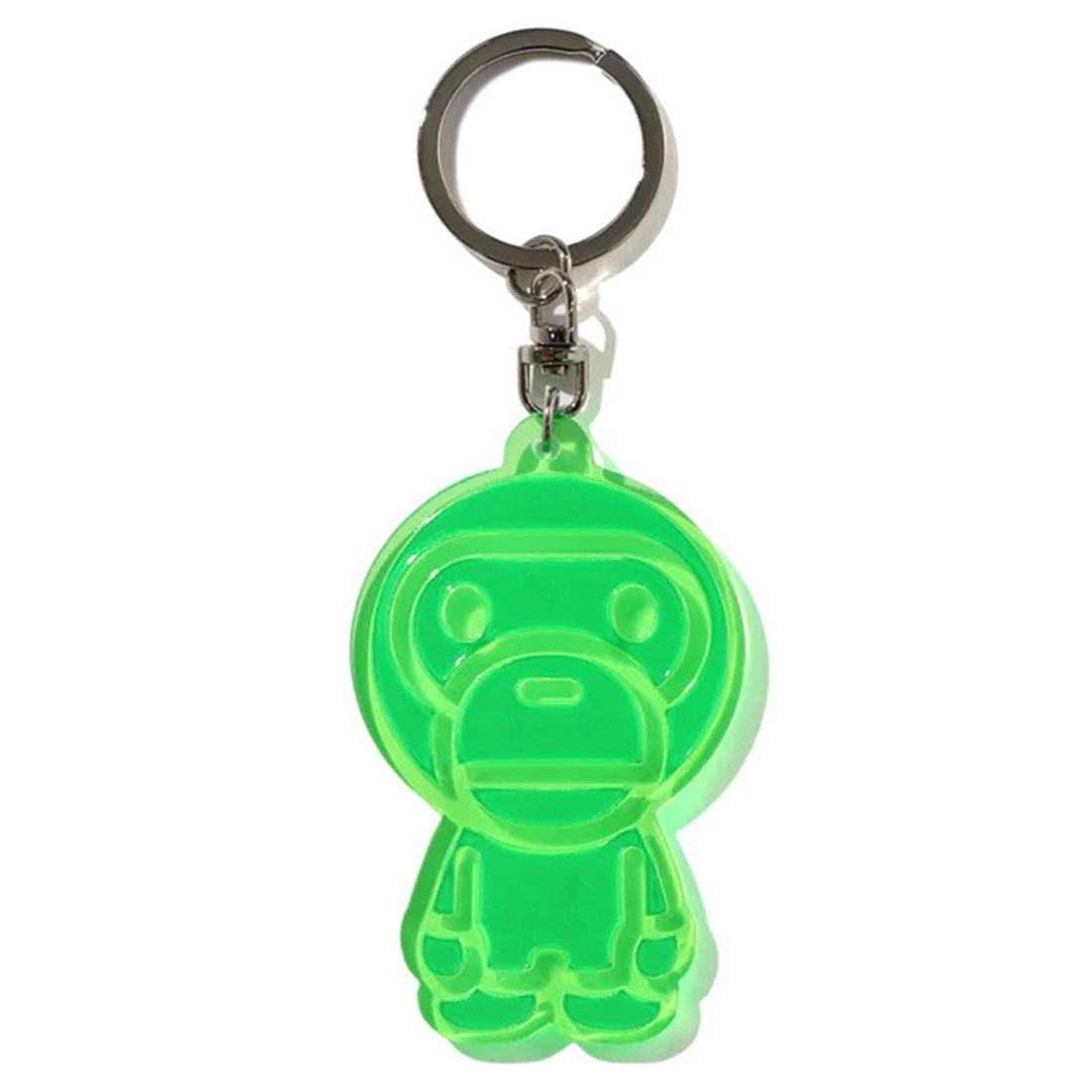 A Bathing Ape Baby Milo Reflective Keychain (green)