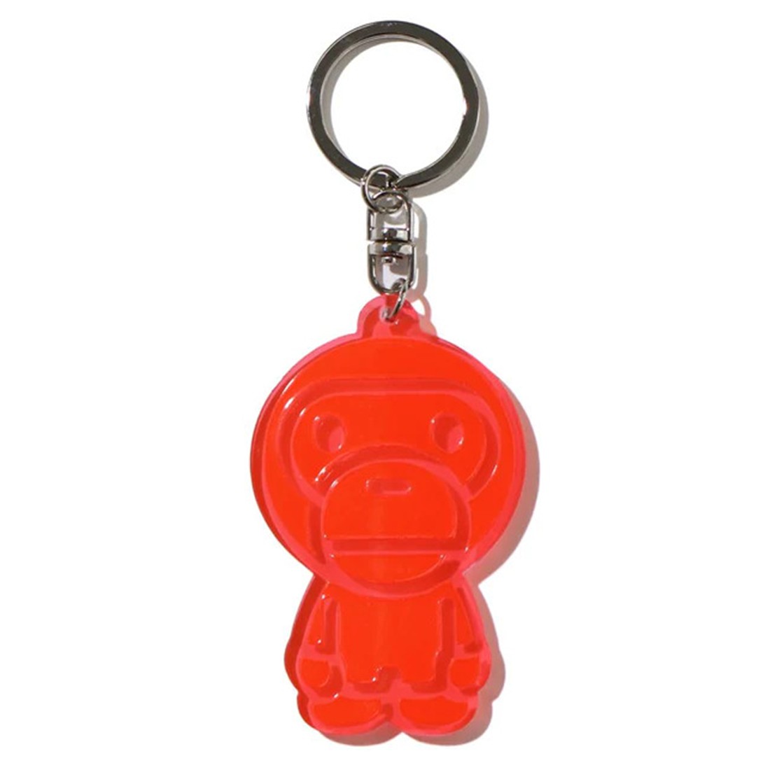A Bathing Ape Baby Milo Reflective Keychain (orange)