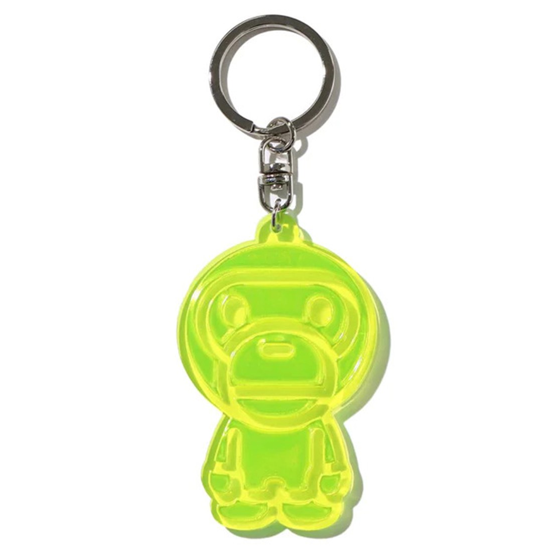 A Bathing Ape Baby Milo Reflective Keychain (yellow)