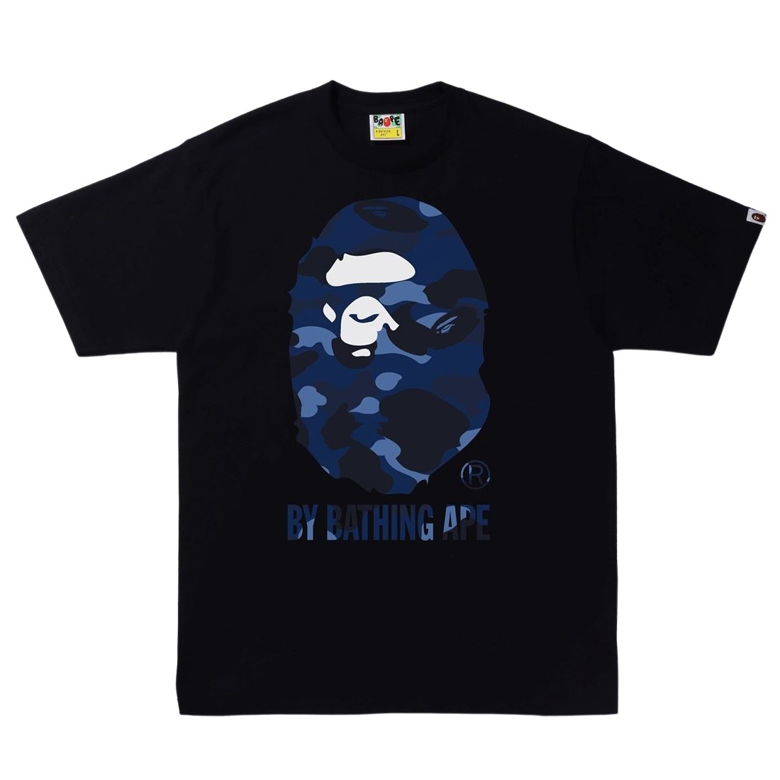 A Bathing Ape Men Color Camo A By Bathing Ape Tee black navy