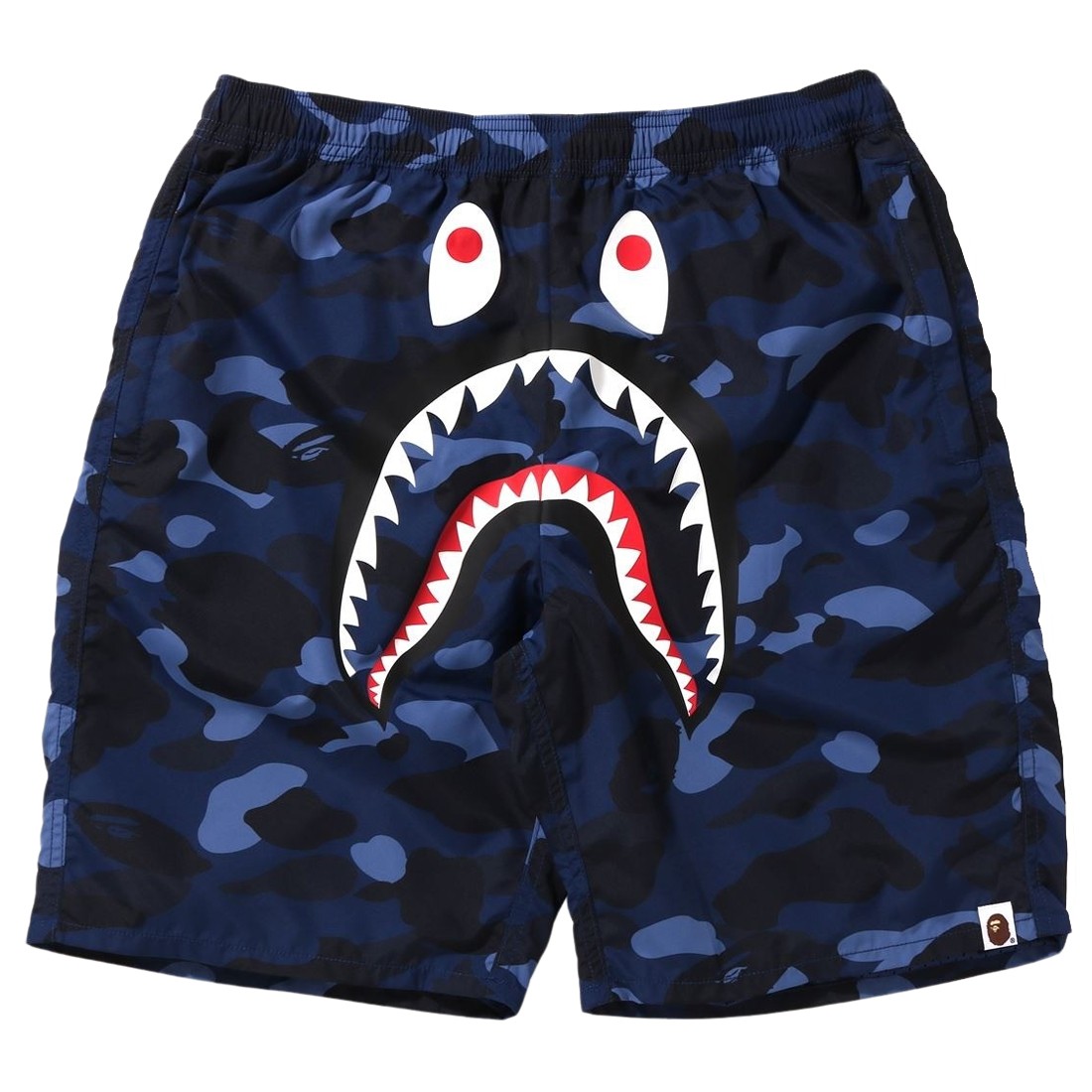 Bape shark best sale camo shorts