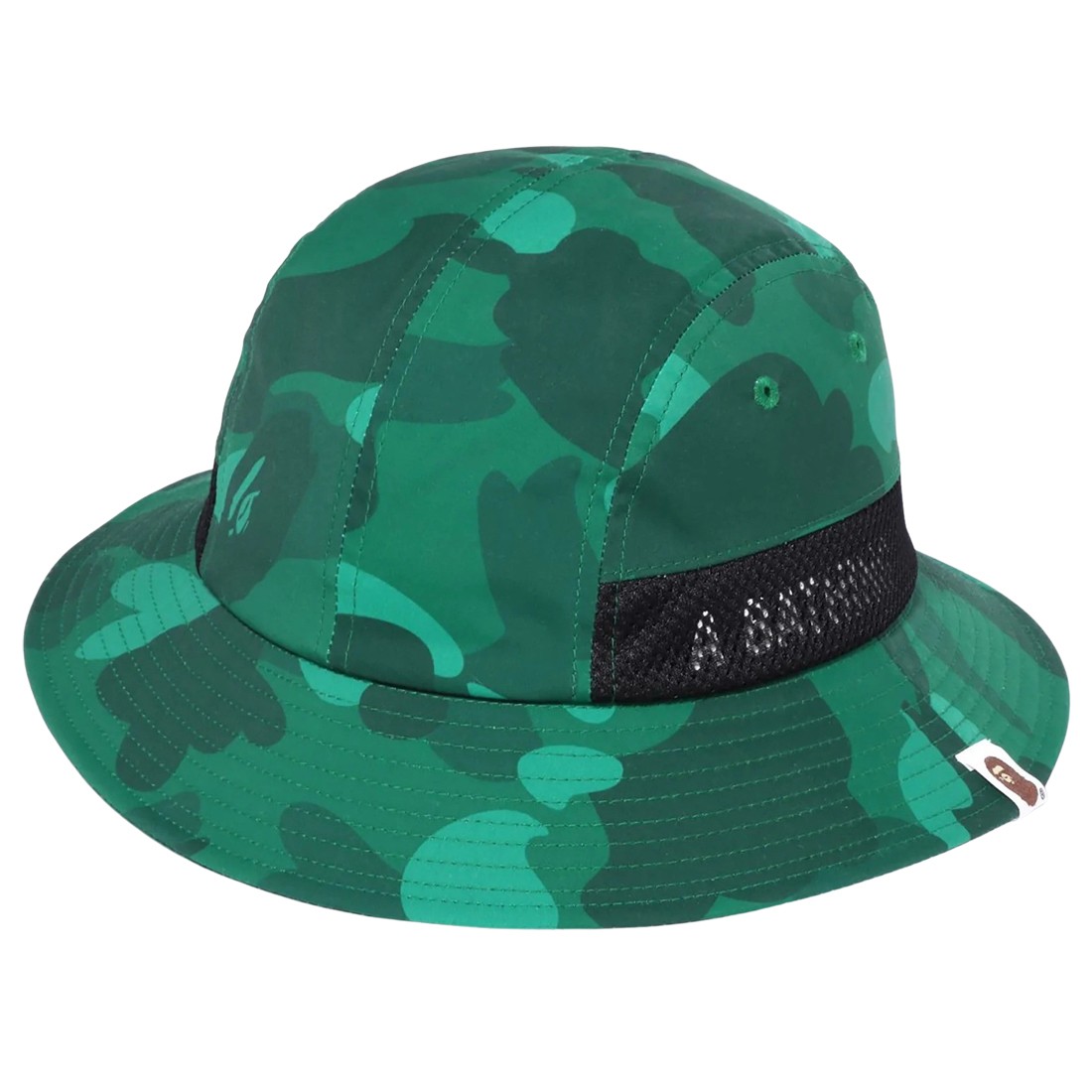 A Bathing Ape Color Camo Panel Hat (green)