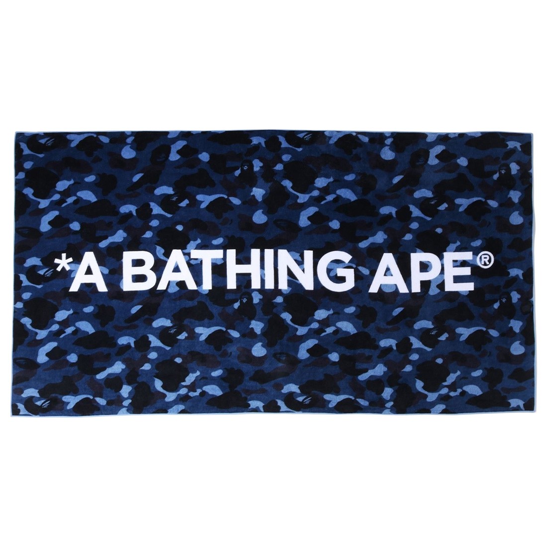 A Bathing Ape Color Camo Beach Towel (navy)