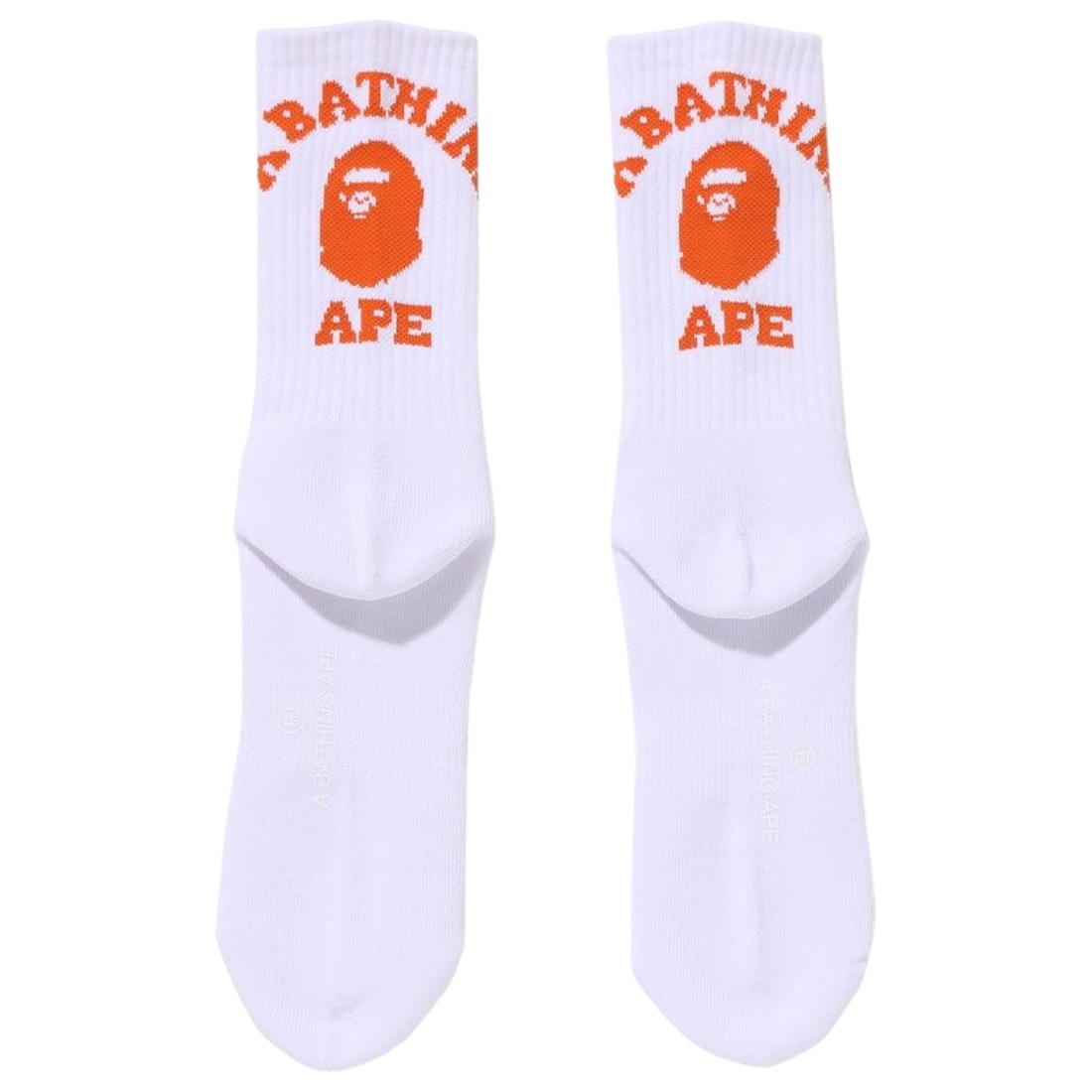 A Bathing Ape Men College Socks (orange)