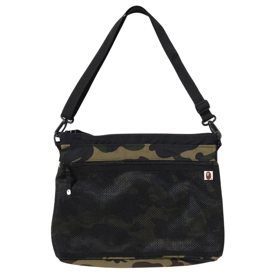 Bape Black Camo Side Bag Meduim Size