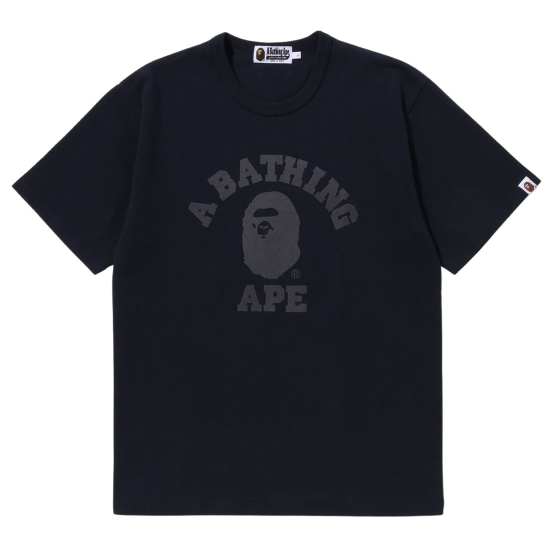 A Bathing Ape Men College Heavy Weight Tee (navy)