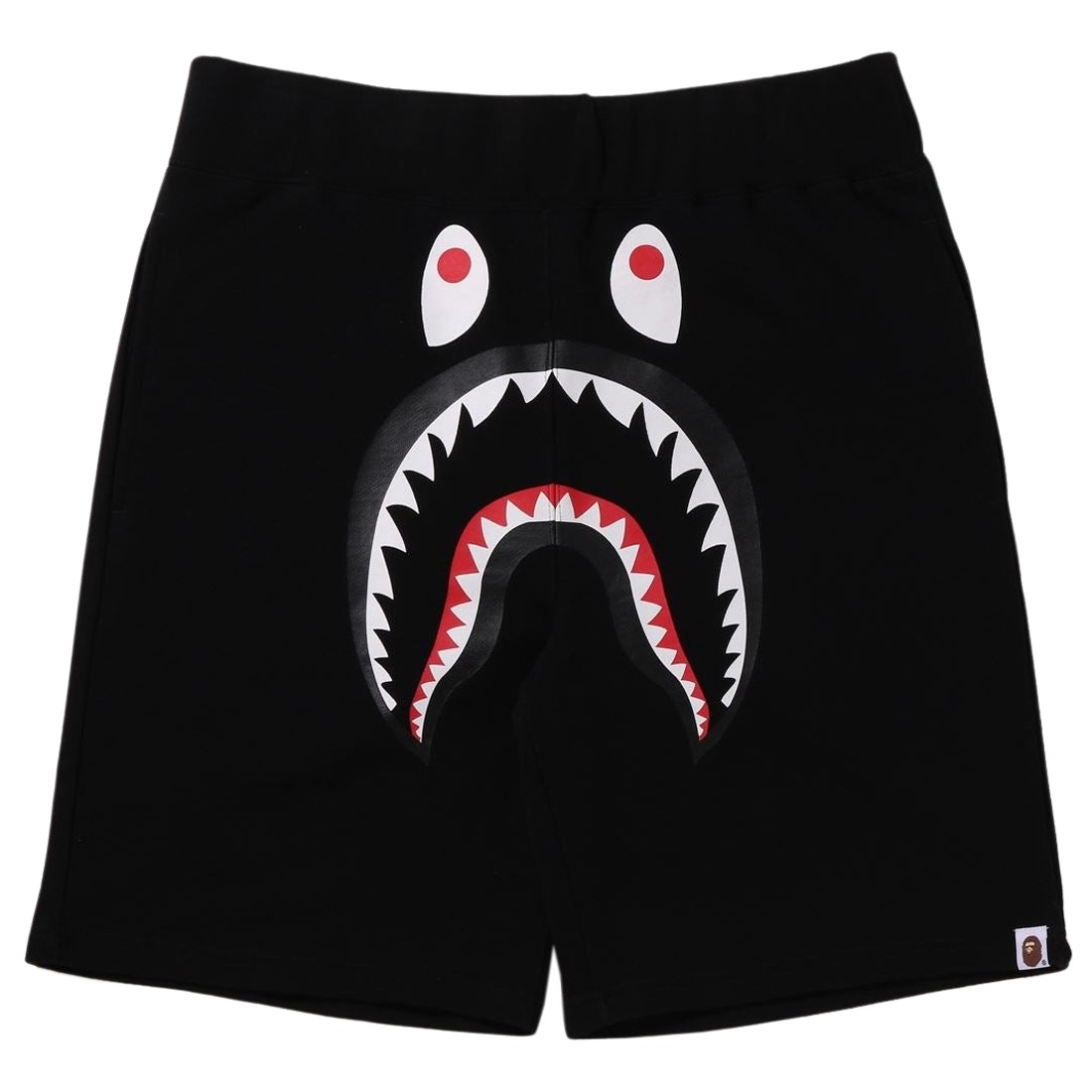 A Bathing Ape Men Shark Sweat Shorts (black)