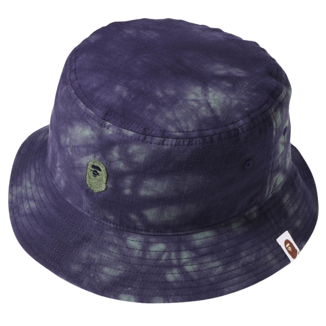 A Bathing Ape Tie Dye One Point Bucket Hat (purple)