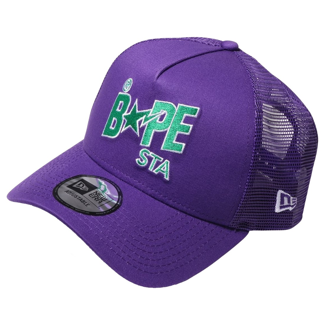 A Bathing Ape New Era 9Forty Bape Sta Cap purple