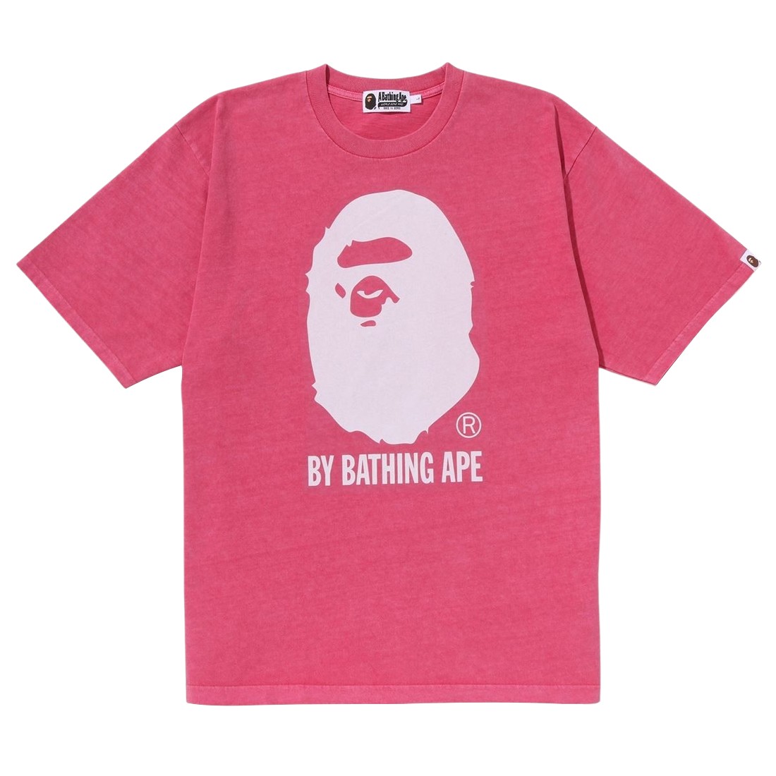 A Bathing Ape Men Overdye By Bathing Ape Relaxed Tee (pink)