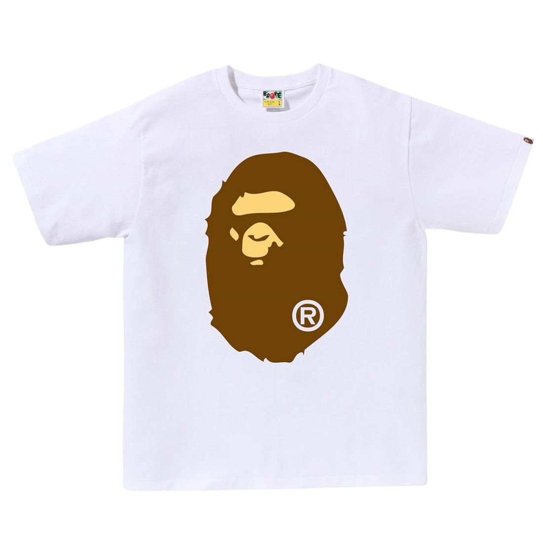 A Bathing Ape Men Big Ape Head Tee (white)