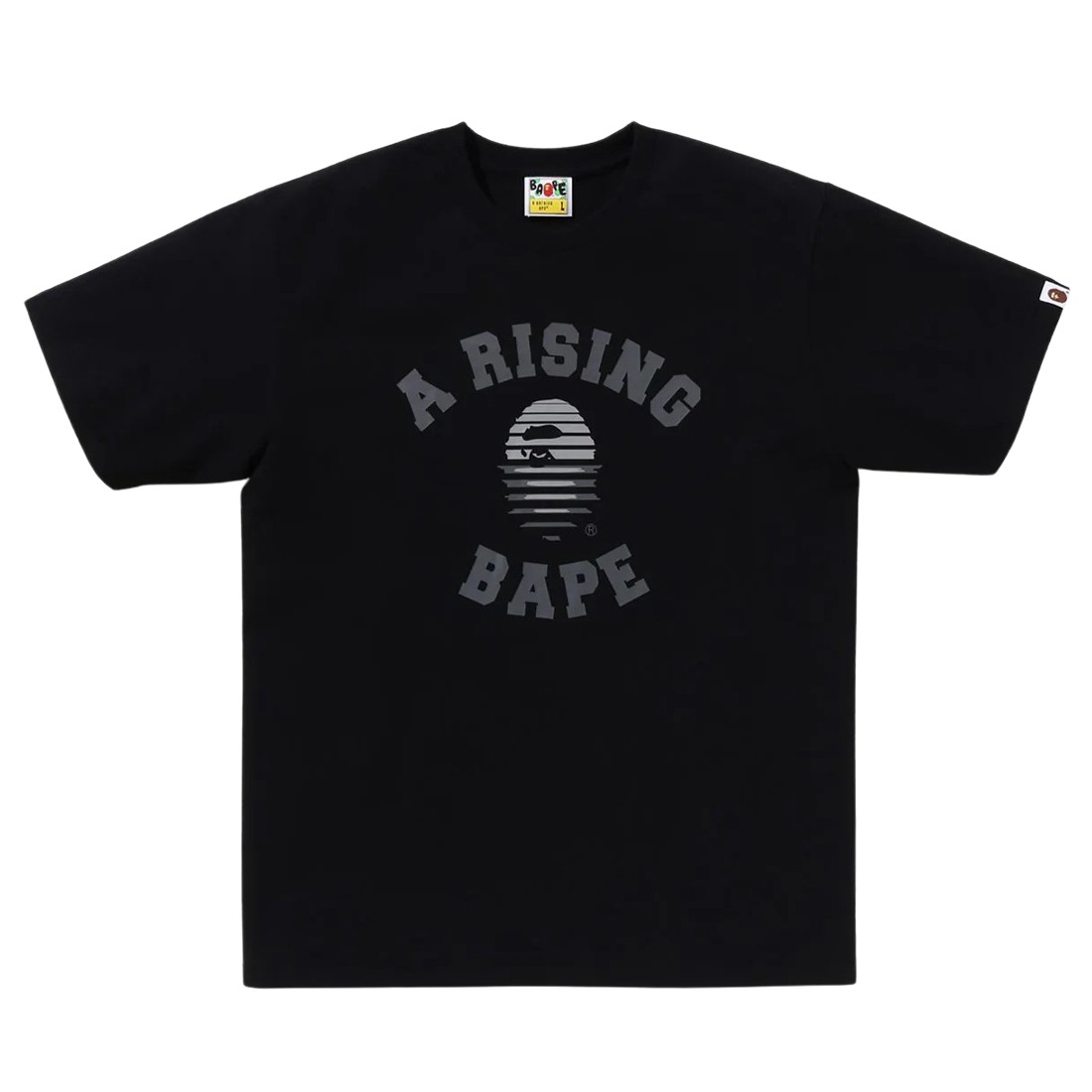 A Bathing Ape Men A Rising Bape Tee (black)