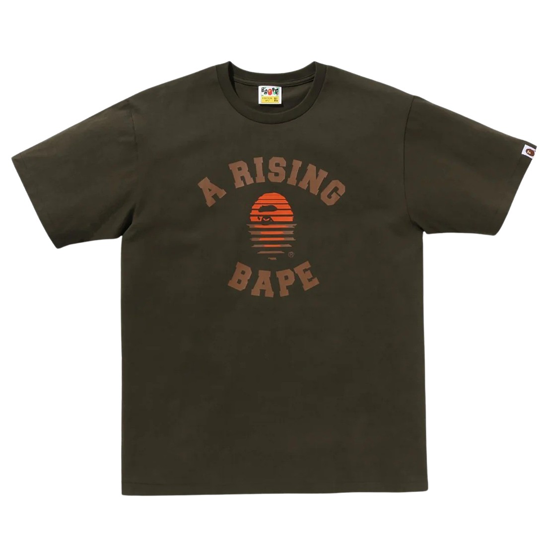 A Bathing Ape Men A Rising Bape Tee (olive / olive drab)