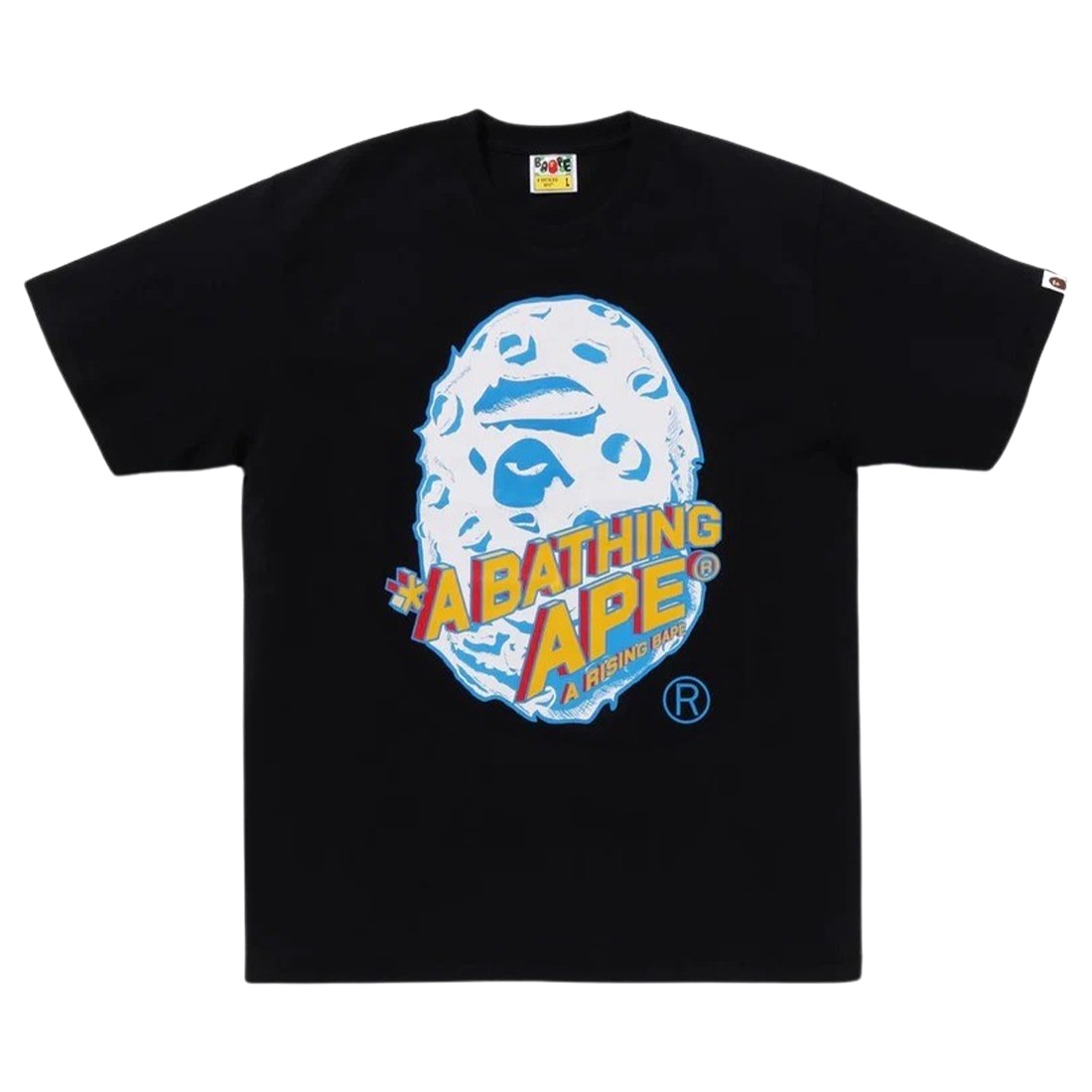 A Bathing Ape Men Moon Ape Head Tee (black)