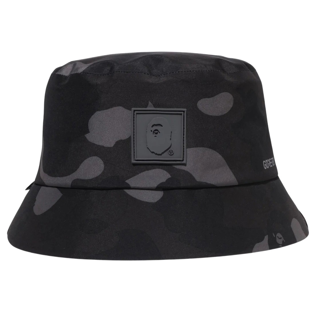 A Bathing Ape Gore-Tex Color Camo Bucket Hat (black)