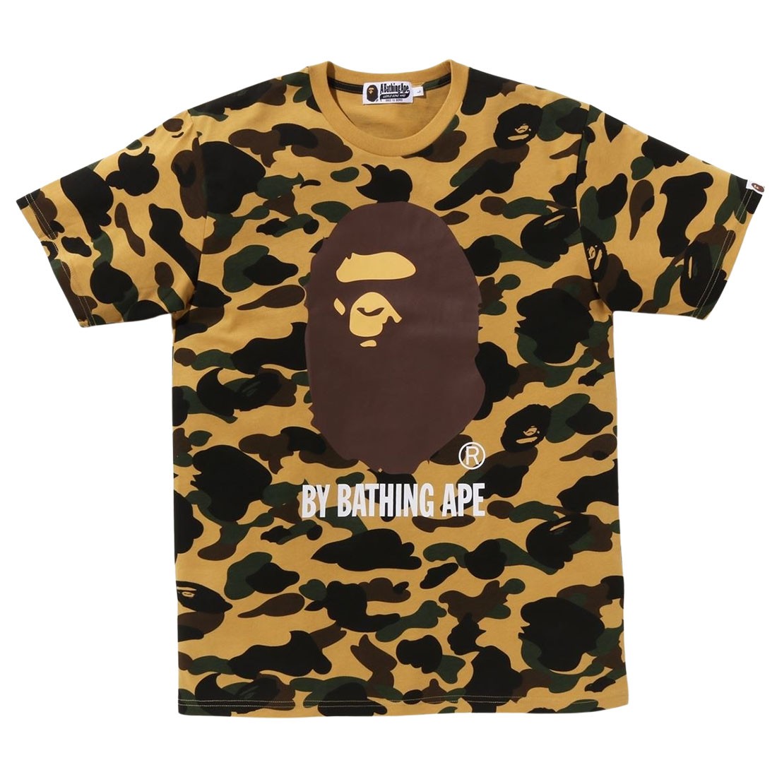 A Bathing Ape Men 1st Camo By Bathing Ape Tee (yellow)