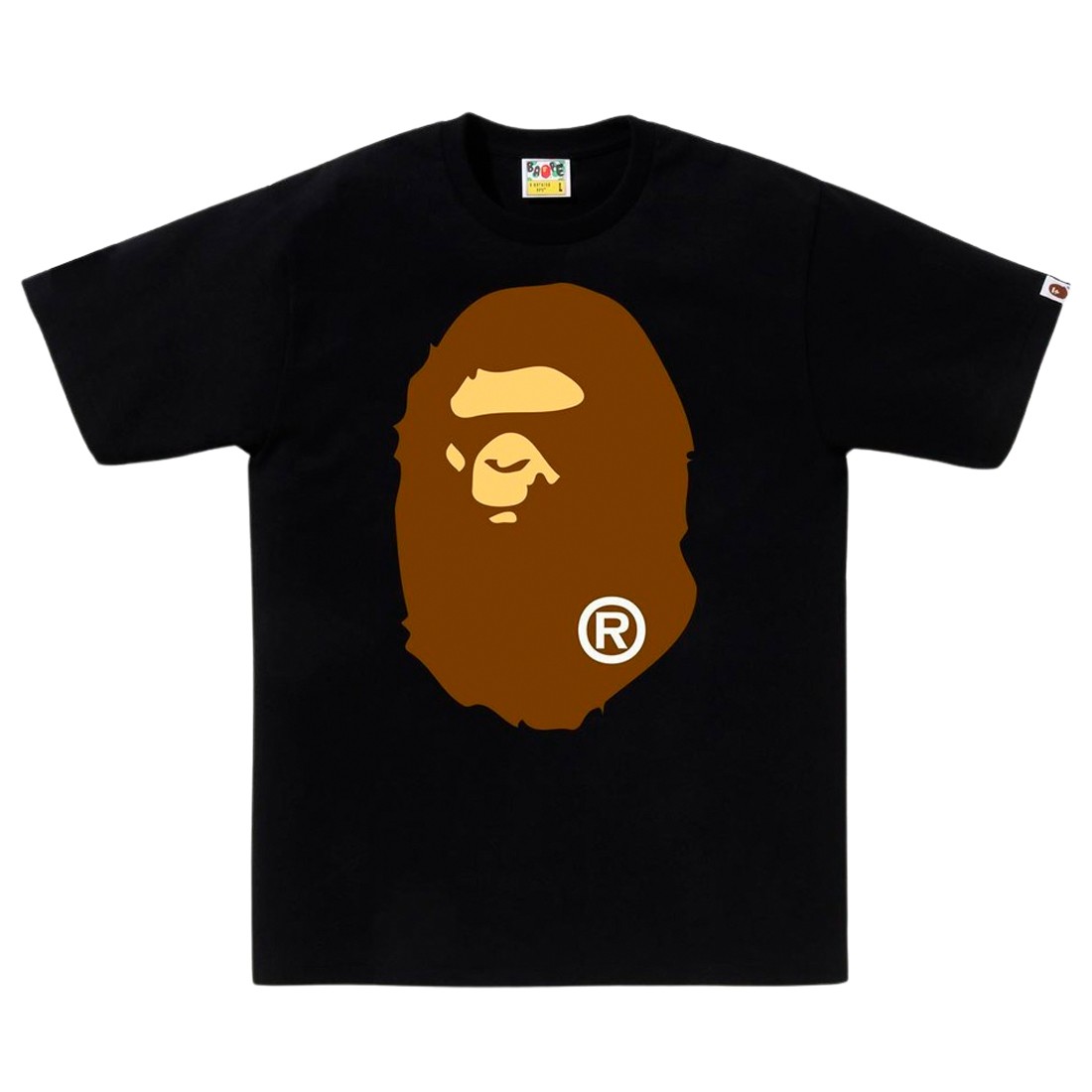 A Bathing Ape Men Big Ape Head Tee (black)