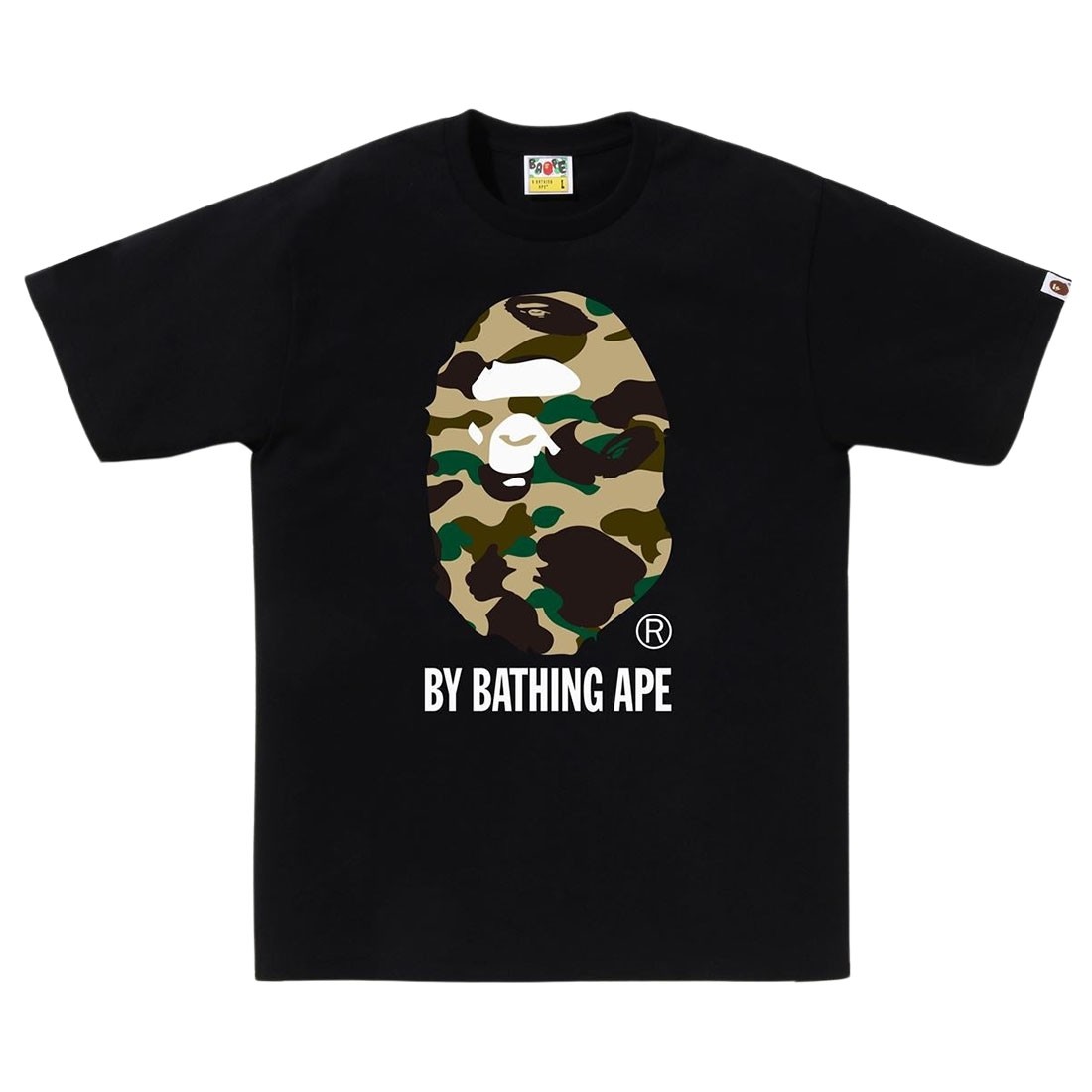 A Bathing Ape Men 1st Camo By Bathing Ape Tee (black / yellow)