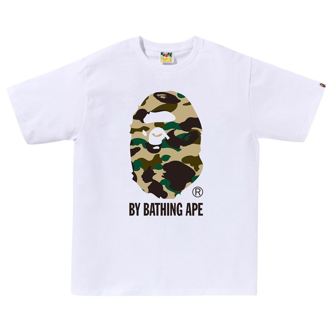 A Bathing Ape Men 1st Camo By Bathing Ape Tee (white / yellow)