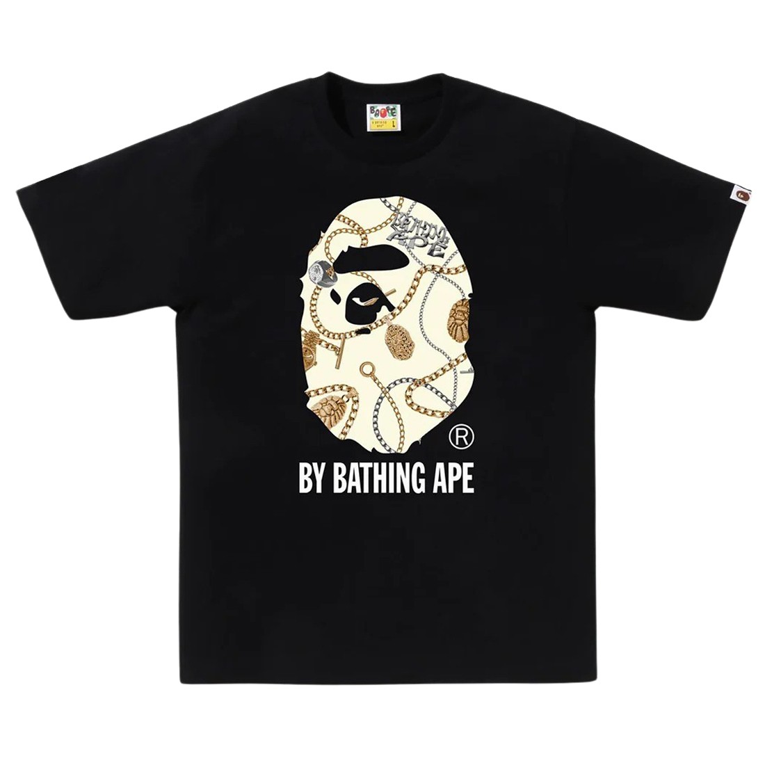 A Bathing Ape Men Bape Jewels By Bathing Ape Tee (black)