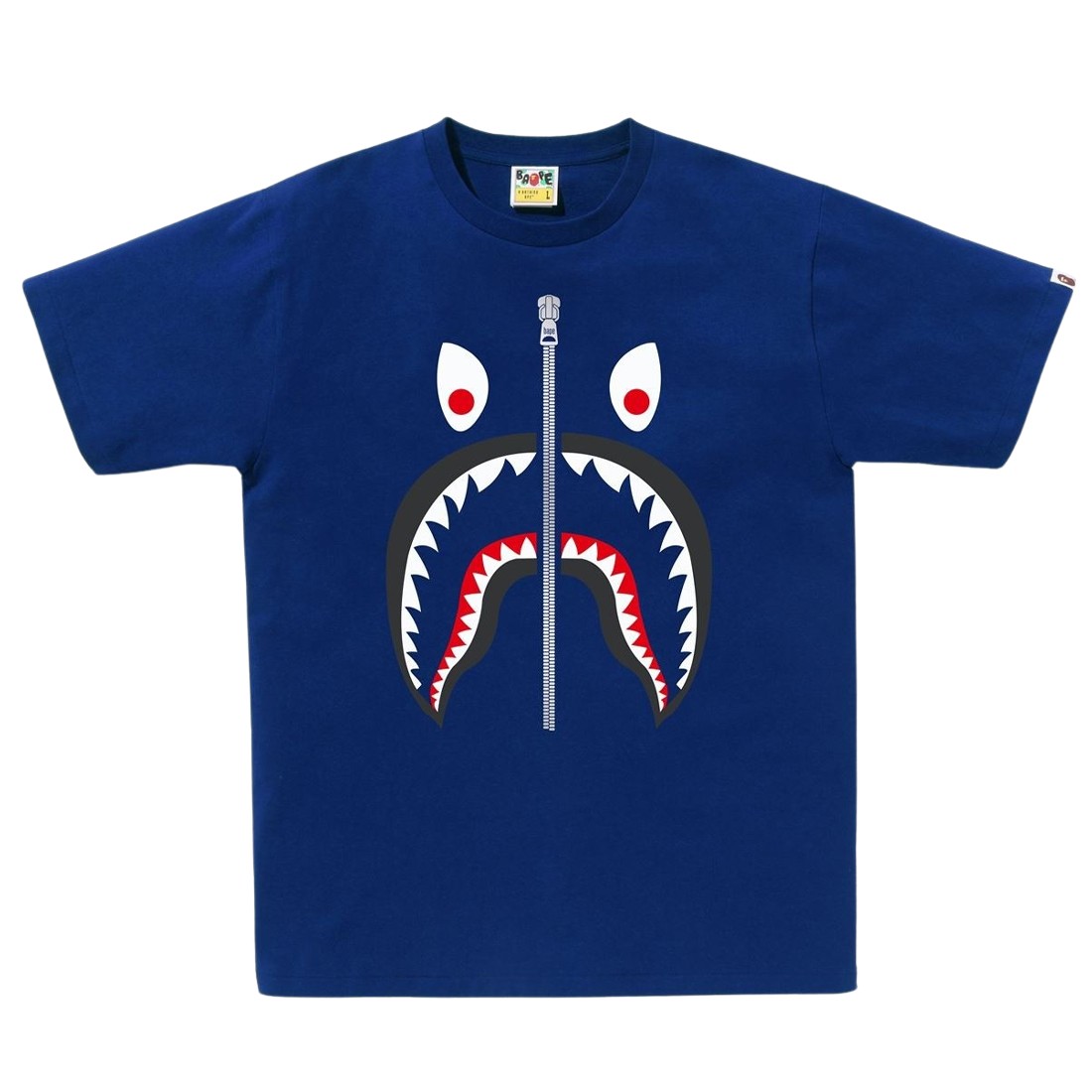 A Bathing Ape Men Mad Shark Tee (blue)