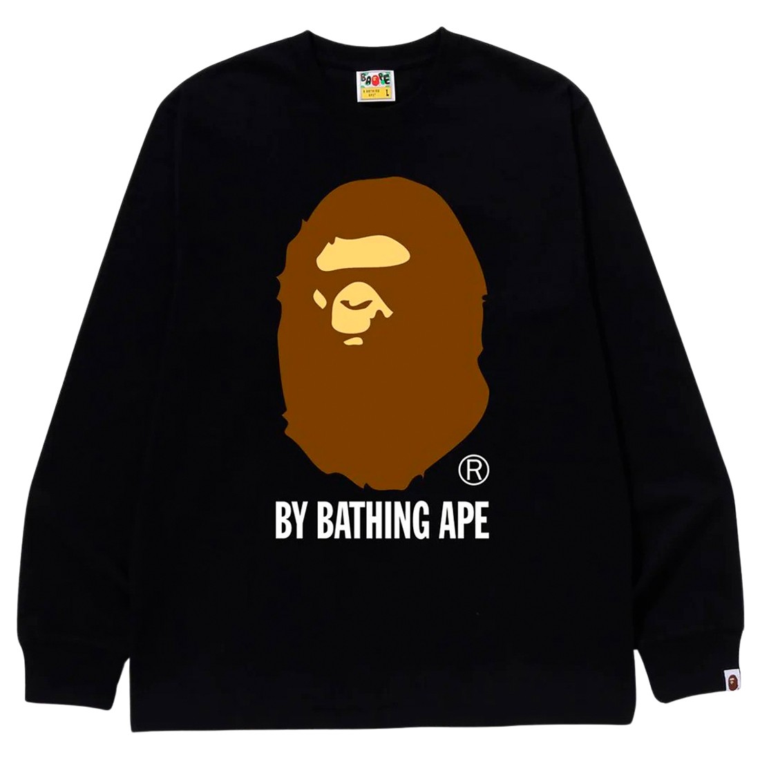 A Bathing Ape Men By Bathing Ape Long Sleeve Tee (black)