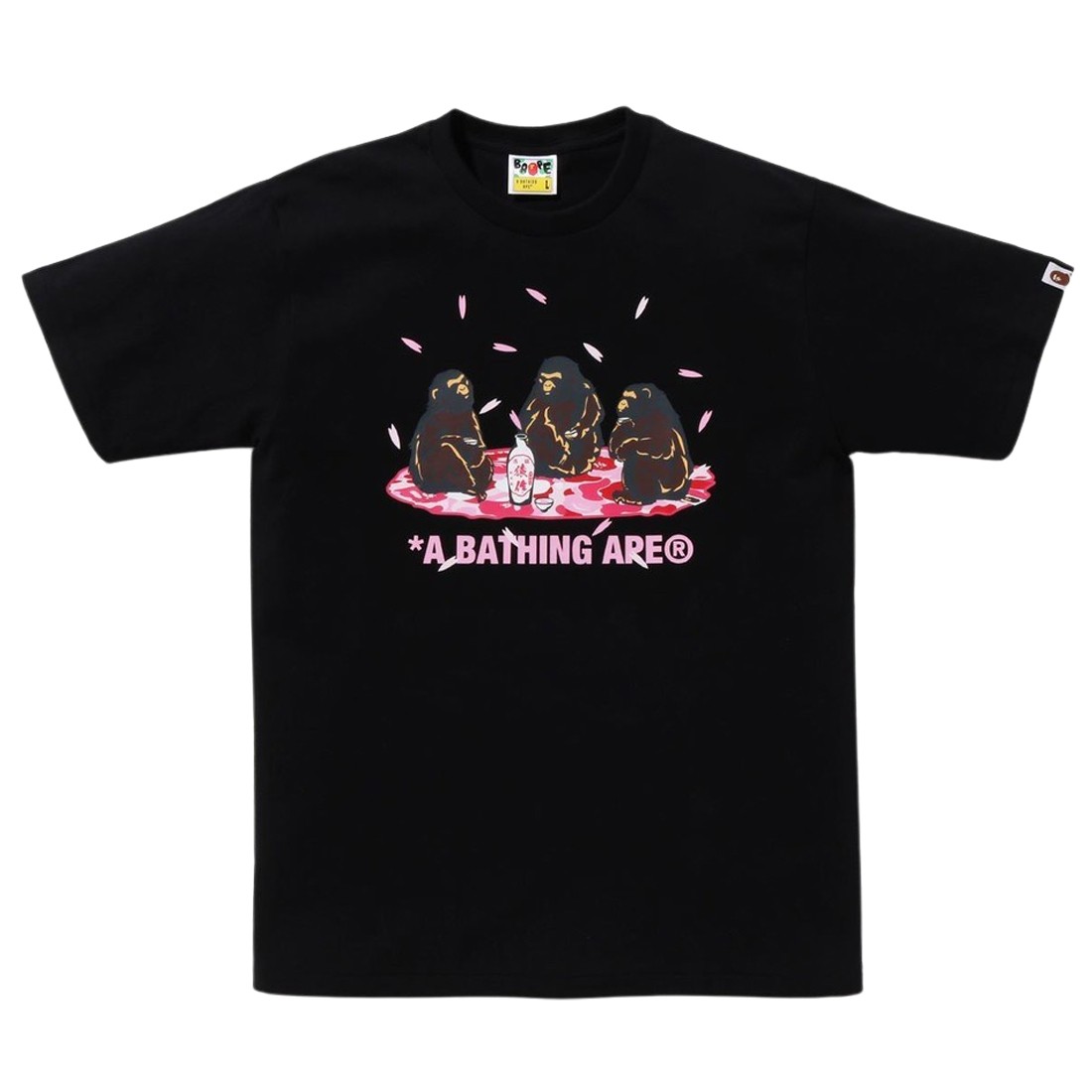 A Bathing Ape Men Sakura Viewing Tee (black)