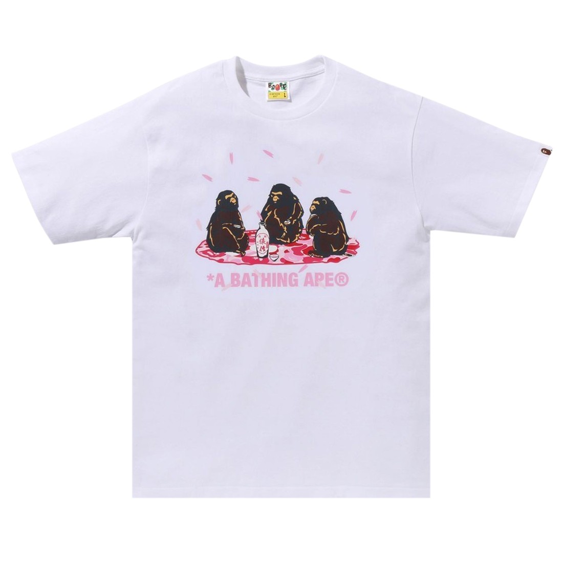 A Bathing Ape Men Sakura Viewing Tee (white)