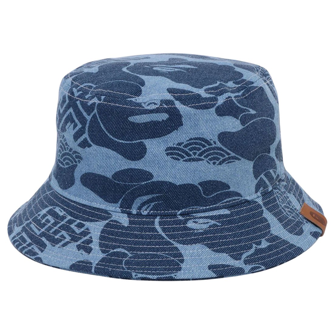 A Bathing Ape Asia Camo Denim Hat (navy / indigo)