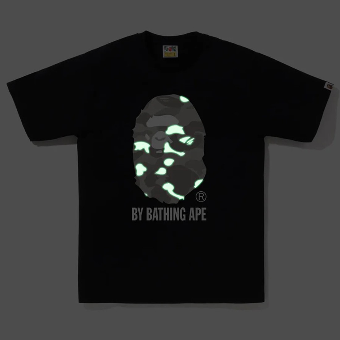 A Bathing Ape Men City Camo By Bathing Ape Tee (black / gray)