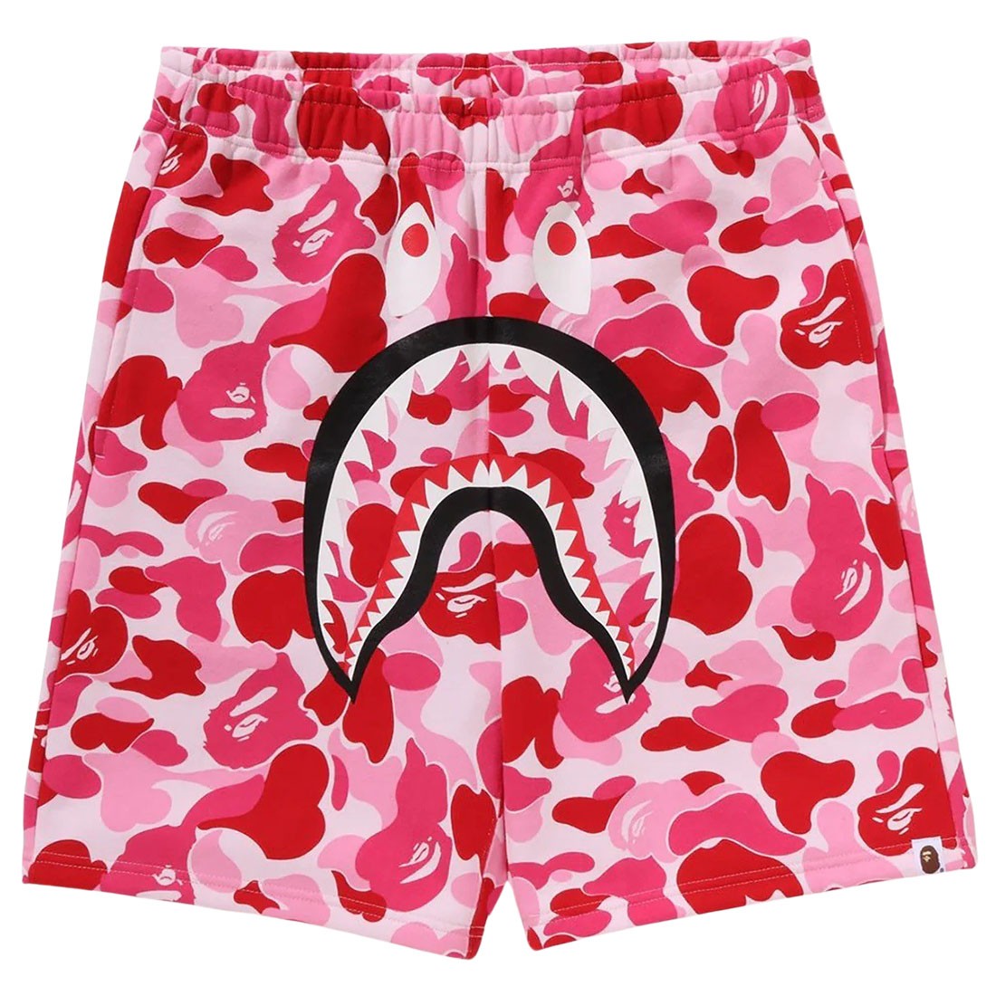 A Bathing Ape Men ABC Camo Shark Sweat Seamless shorts (pink)