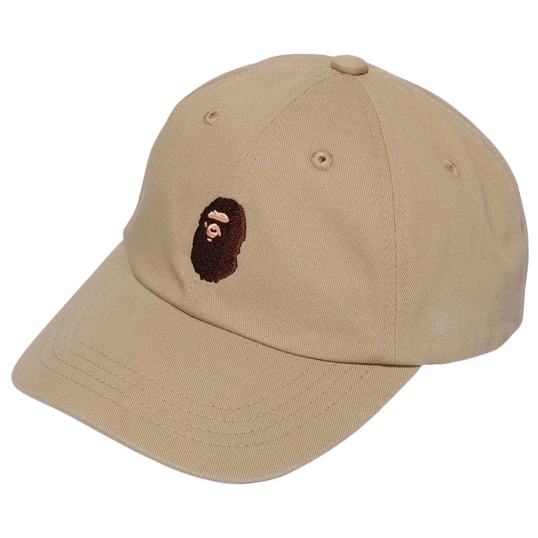 A Bathing Ape Ape Head Panel Eine cap (beige)